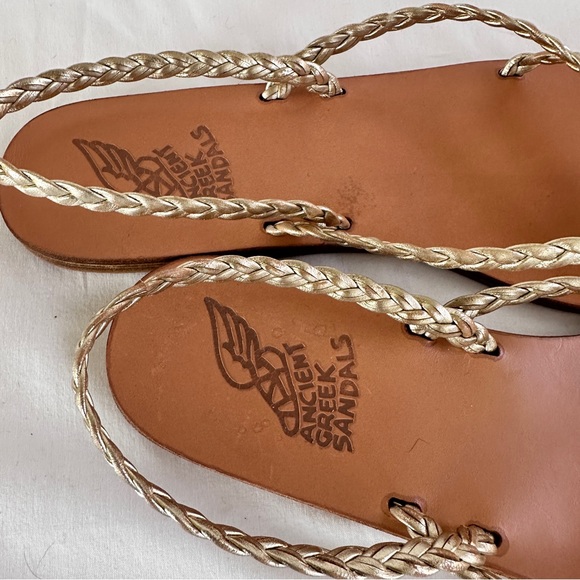 Ancient Greek Sandals Yianna Size 41 in Gold - Picture 5 of 8